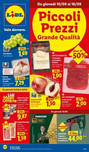 Lidl - Piccoli prezzi Grande qualità