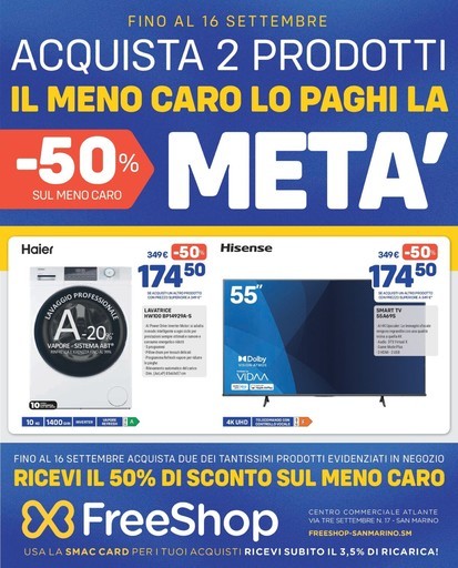 Volantino Freeshop