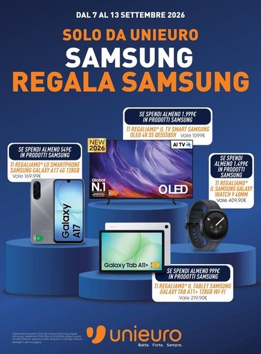 Unieuro - Samsung week da Unieuro!