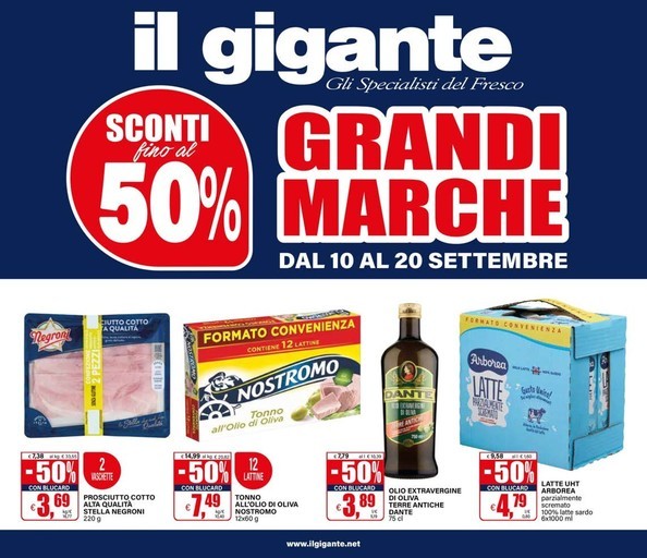 Volantino Il gigante