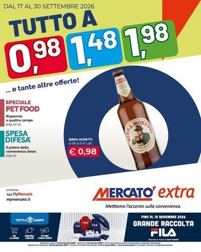Volantino Mercatò Extra