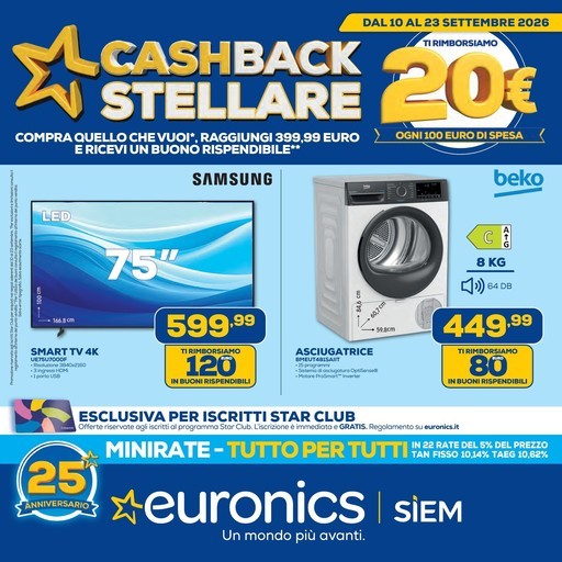 Volantino Euronics