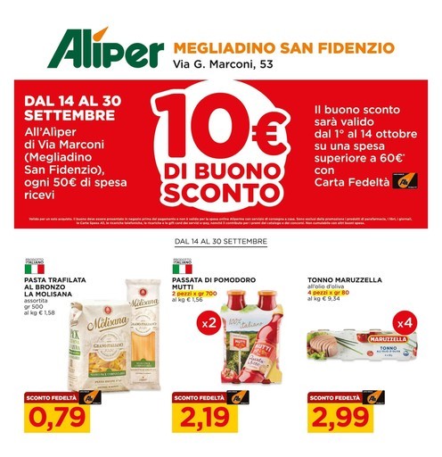 Volantino Alì Supermercati