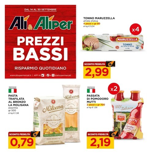 Volantino Alì Supermercati