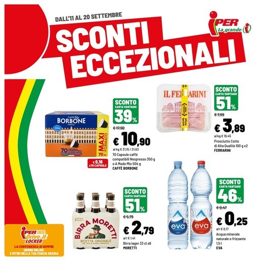 Iper la grande i - Sconti eccezionali