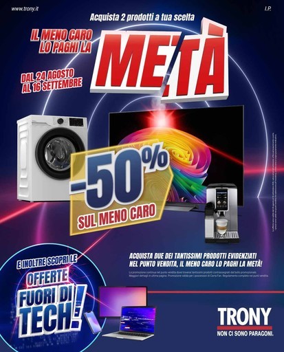 Volantino Trony
