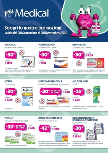 Più Medical Parafarmacia - Scopri le nostre promozioni