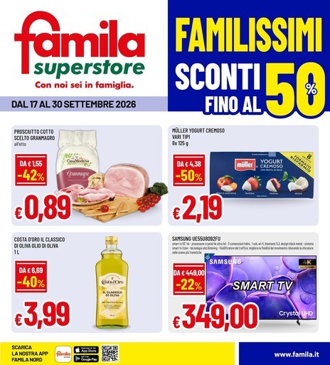 Volantino Famila Superstore