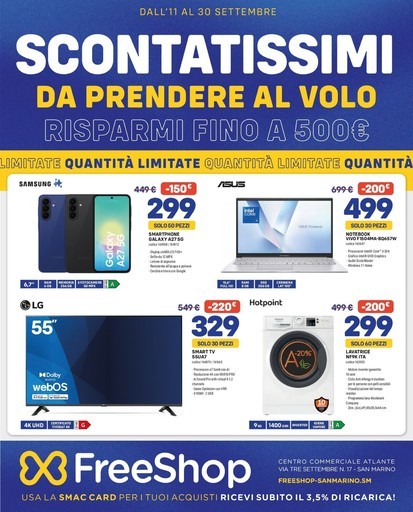Freeshop - Scontatissimi