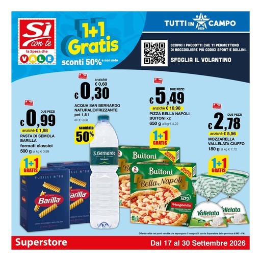 Volantino Si con te superstore