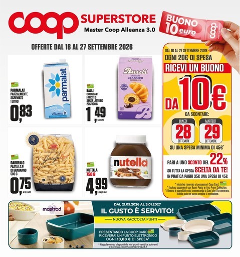 Volantino Coop Alleanza Superstore