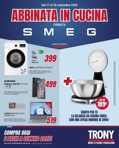 Volantino Trony
