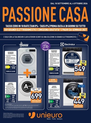 Volantino Unieuro