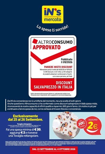 Volantino In's mercato