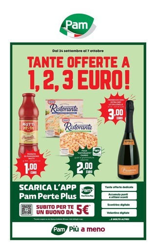 Pam - Tante offerte a 1,2,3 euro!