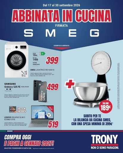 Volantino Trony