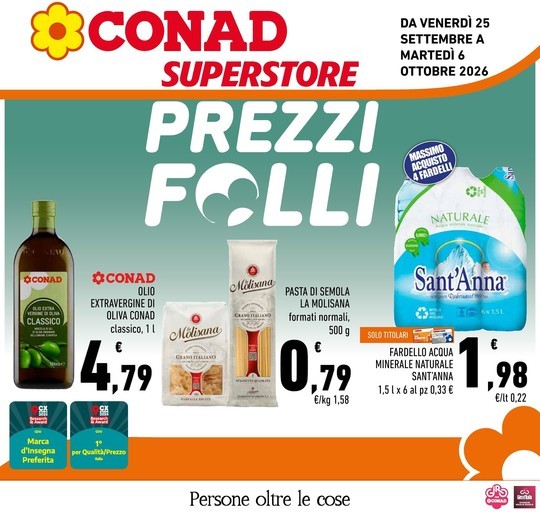 Conad Superstore - PREZZI FOLLI