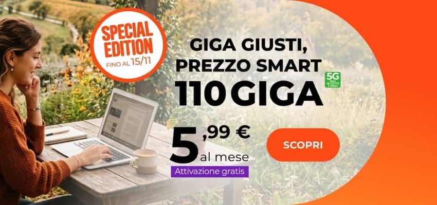 Volantino Wind tre