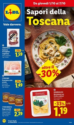 Lidl - Sapori della Toscana