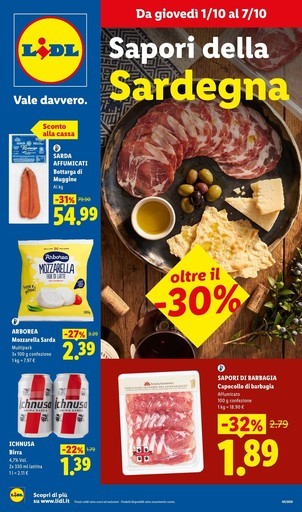 Lidl - Sapori della Sardegna