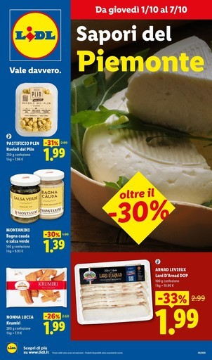 Lidl - Sapori del Piemonte