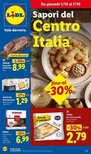 Lidl - Sapori del Centro Italia