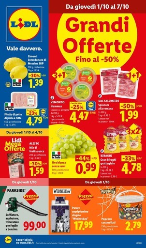 Lidl - Grandi Offerte Fino al -50%
