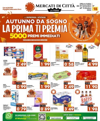 Volantino La Prima