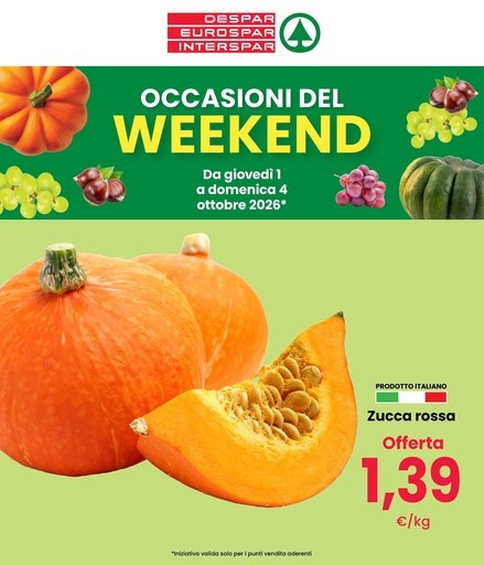 Eurospar - Occasioni del weekend