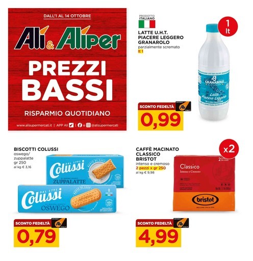 Volantino Alì Supermercati