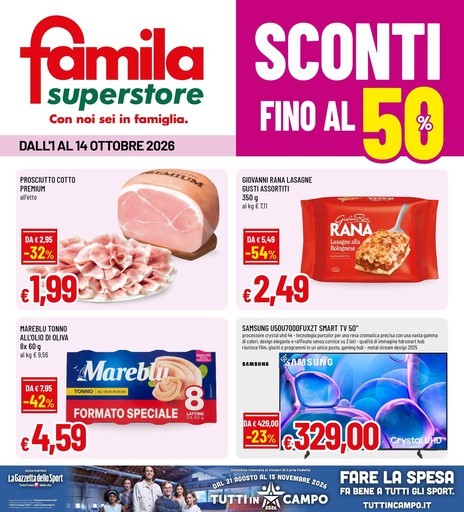 Volantino Famila Superstore