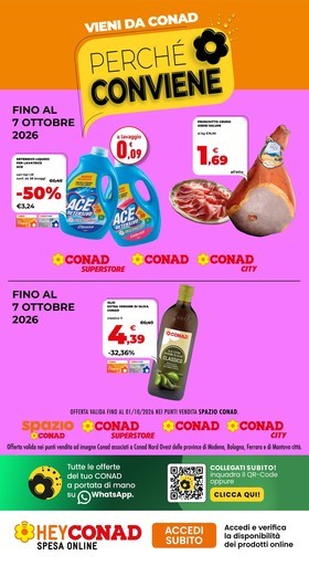Conad Superstore - PERCHÉ CONVIENE SPAZIO - SUPERSTORE - CONAD - CITY EMILIA