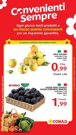 Conad Superstore - CONVENIENTI SEMPRE ORTOFRUTTA