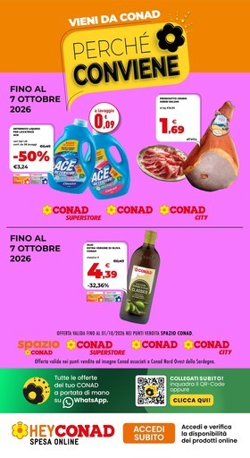 Conad Superstore - PERCHÉ CONVIENE SPAZIO - SUPERSTORE - CONAD - CITY SARDEGNA