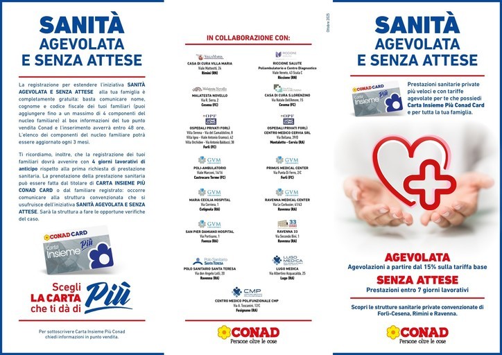 Spazio Conad - SANITA AGEVOLATA
