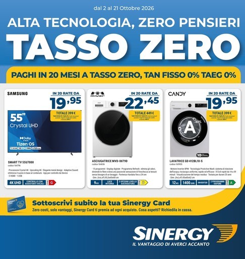 Volantino Sinergy