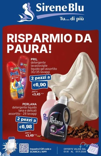 Volantino Sirene Blu