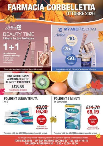 Volantino Farmacia Corbelletta
