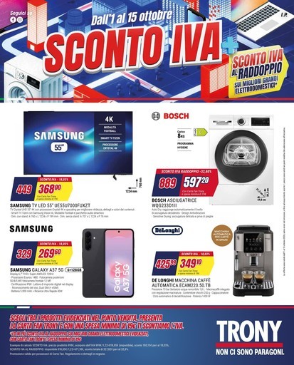 Volantino Trony