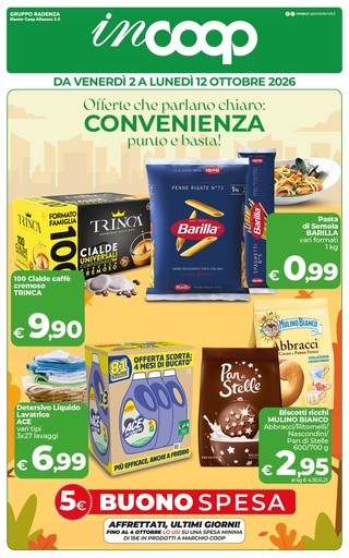 Coop - Offerte che parlano chiaro: CONVENIENZA punto e basta!