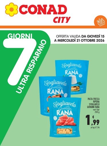 Volantino Conad City