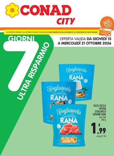 Volantino Conad City