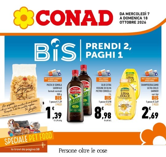 Conad - BIS - Prendi 2, Paghi 1