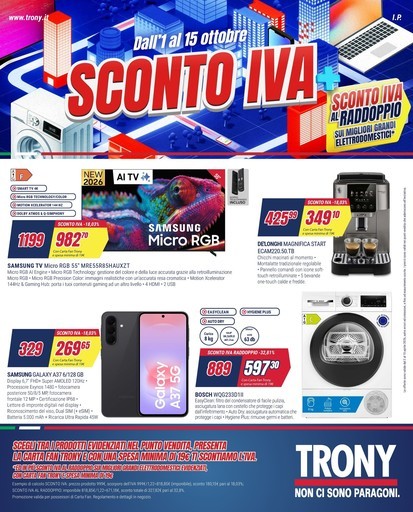 Volantino Trony