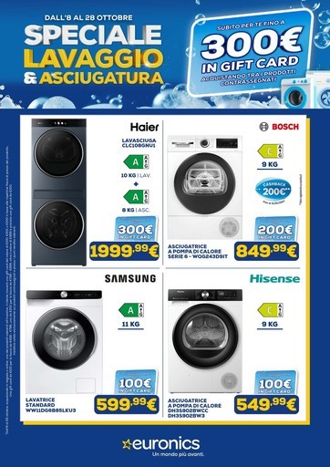 Euronics - Speciale Lavaggio & Asciugatura