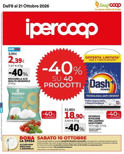 Ipercoop - 40 prodotti al -40%