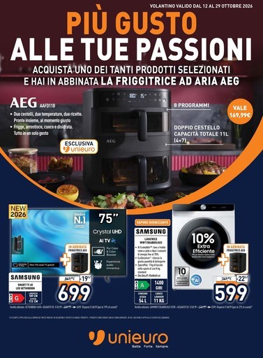 Unieuro - Più gusto alle tue passioni da Unieuro!