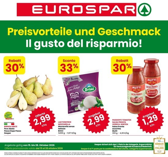 Volantino Eurospar