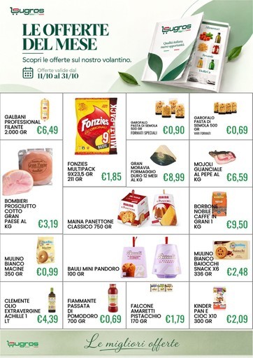 Sugros - Le offerte del mese