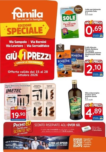 Famila - Giù i prezzi